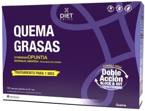 Quemagrasas Diet Prime de Herbora 120 cápsulas termogénicas
