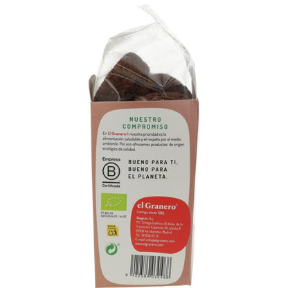 Galletas Bioartesanas con Algarroba Bio 250g El Granero Integral