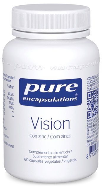 Suplemento Pure Encapsulations Visión 60 Cápsulas Antioxidantes Oculares