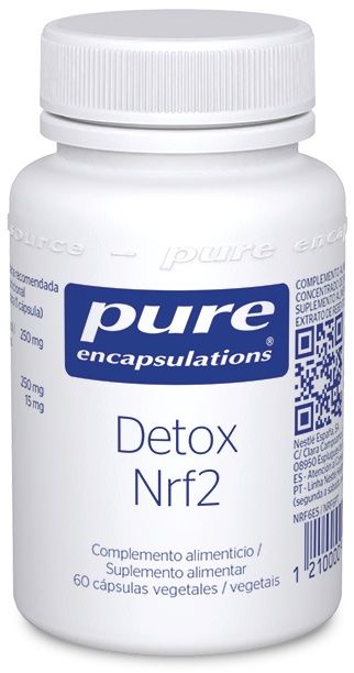 Detox Nrf2 de Pure Encapsulations: 60 cápsulas antioxidantes y desintoxicantes