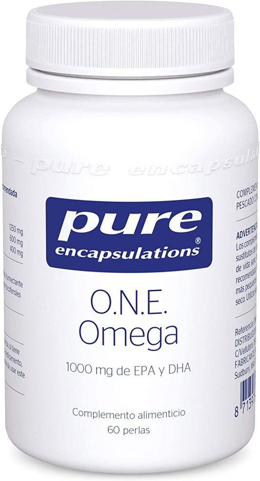 Omega 3 O.N.E Pure Encapsulations 60 Cápsulas Concentradas