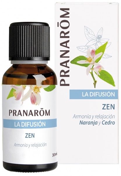Aceite esencial Sinergia Zen Pranarom 30ml, aroma cítrico y cedro