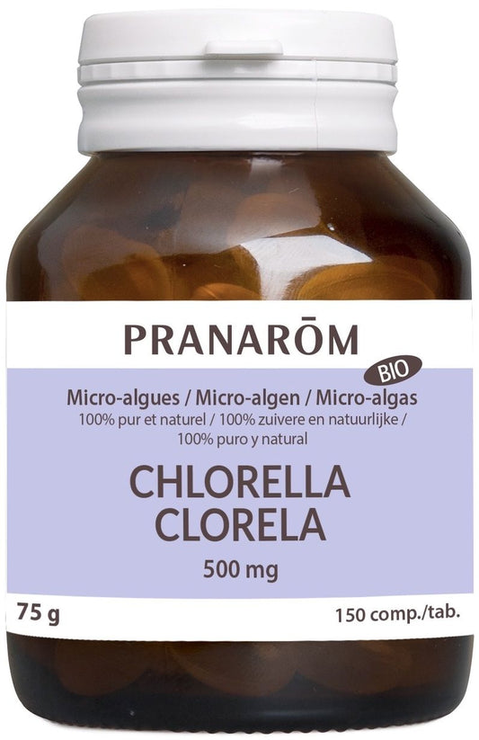 Chlorella Pranarom 150 comprimidos de alta pureza para bienestar