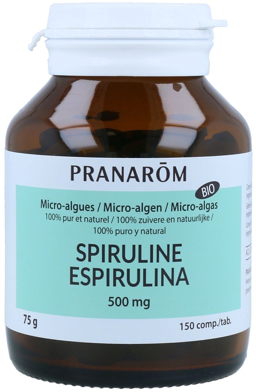 Espirulina Pranarom 150 comprimidos alta concentración de proteínas