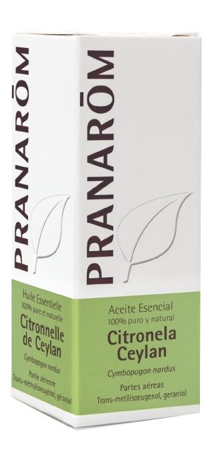 Aceite esencial de citronela ceylan Pranarom – 10 ml natural