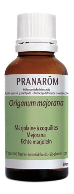 Aceite esencial de mejorana Pranarom 30 ml, aroma dulce y terapéutico