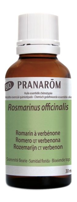 Aceite esencial de romero QT Verbenona Bio 30 ml – Pranarom