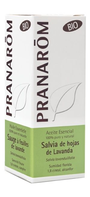 Aceite esencial orgánico de salvia lavanda Pranarom 10 ml