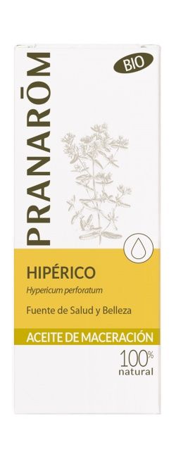 Aceite Vegetal de Hipérico Orgánico Pranarom 50 ml Antiinflamatorio para Cuidado
