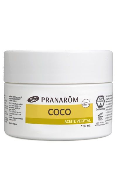 Aceite Vegetal de Coco Orgánico Pranarom 100ml Hidratante Natural