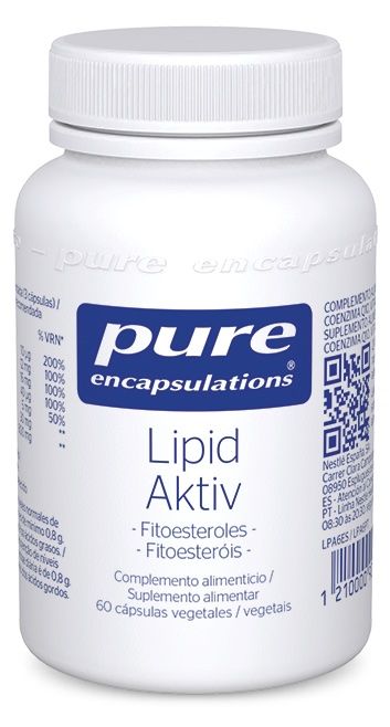 Lipid Aktiv de Pure Encapsulations: 60 cápsulas para salud cardiovascular