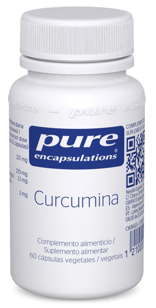 Curcumina Pure Encapsulations 60 Cápsulas Antiinflamatorias de Alta Absorción