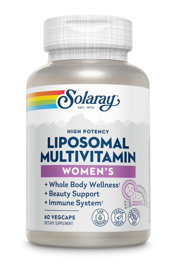Multivitamínico Liposomal para Mujer Solaray 60 Cápsulas Alta Absorción