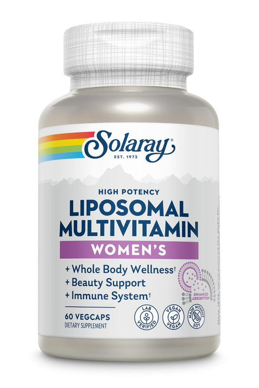 Multivitamínico Liposomal para Mujer Solaray 60 Cápsulas Alta Absorción