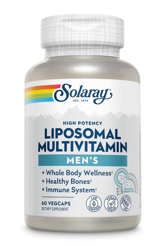 Multivitamínico Liposomal para Hombre Solaray 60 Cápsulas Potentes