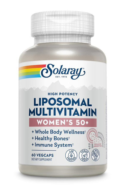 Multivitamínico Liposomal Solaray Mujer 50+, 60 Cápsulas Potentes