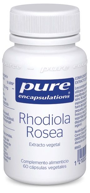 Rhodiola Rosea Pure Encapsulations 60 Cápsulas Adaptógeno Natural