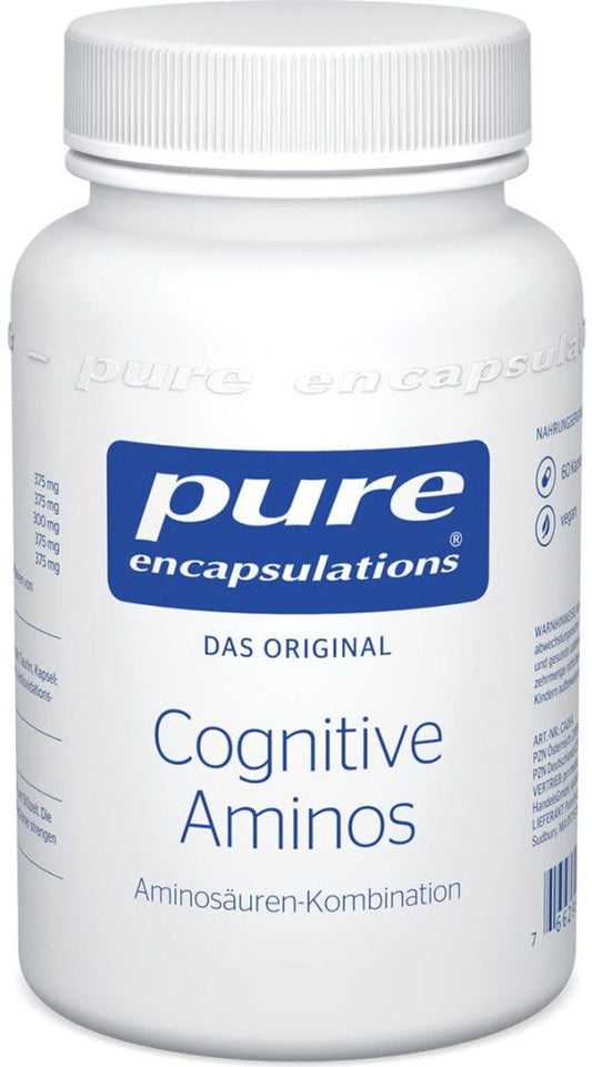 Cognitive Aminos Pure Encapsulations 60 Cápsulas Veganas para Mente