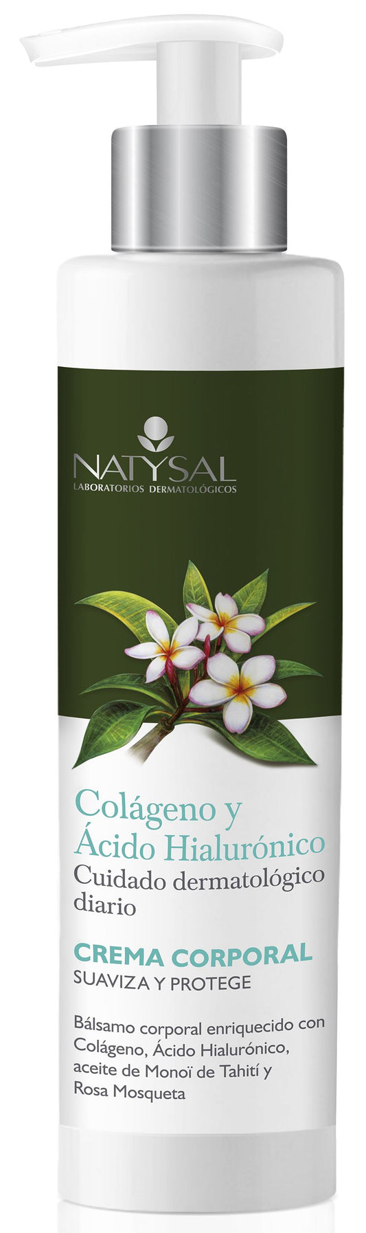 Crema Corporal de Colágeno y Ácido Hialurónico Natysal 300 ml