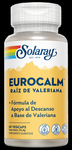 Eurocalm Suplemento Herbal Anti‑Estrés 60 Cápsulas Veganas para Sueño