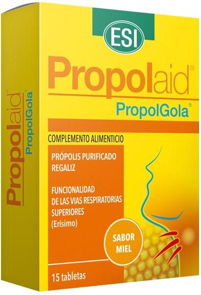 Propolaid Propolgola Miel ESI Alivio Garganta 15 Tabletas