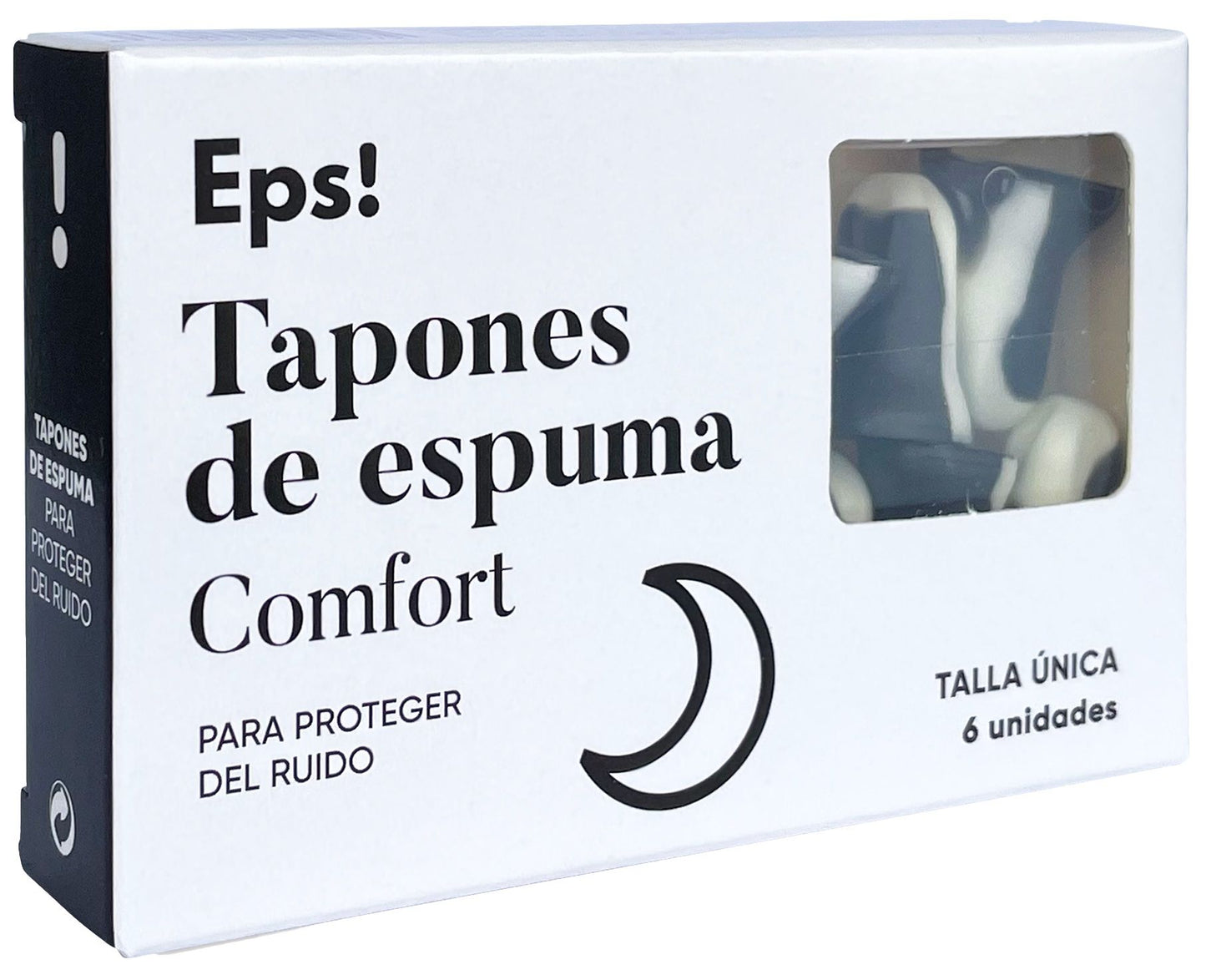 Tapones de espuma Comfort EPS, atenuación 37 dB, 6 unidades