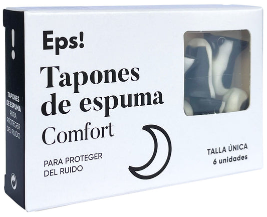 Tapones de espuma Comfort EPS, atenuación 37 dB, 6 unidades