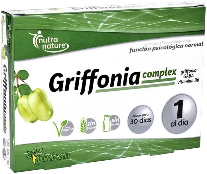 Complejo Griffonia Pinisan 30 Cápsulas para Energía Mental y Relajación