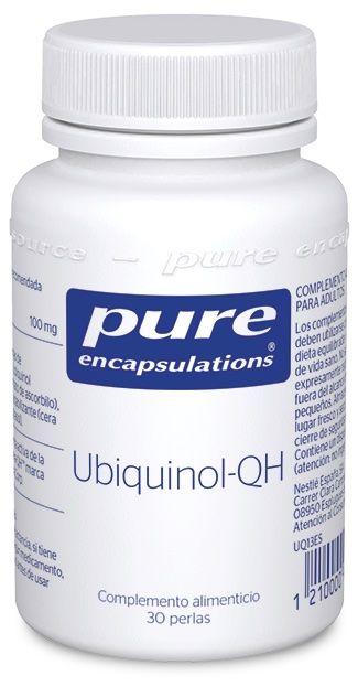 Ubiquinol-QH Pure Encapsulations 30 perlas antioxidante celular avanzado