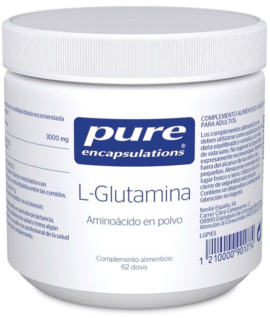 Pure Encapsulations L-Glutamina en Polvo 186g Alta Absorción