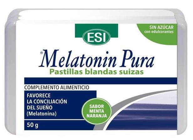 Pastillas Suizas de Melatonina 1mg Menta Naranja 50g - ESI