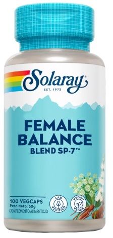 Equilibrio Femenino Solaray 100 Cápsulas para Menopausia Natural