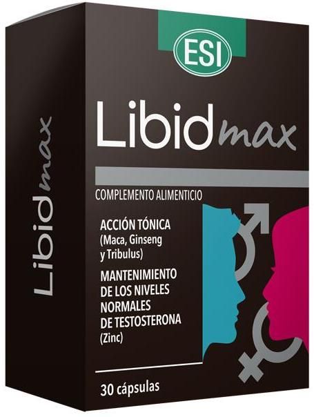 Libidmax ESI 30 Cápsulas Potenciador Natural de Libido y Erección
