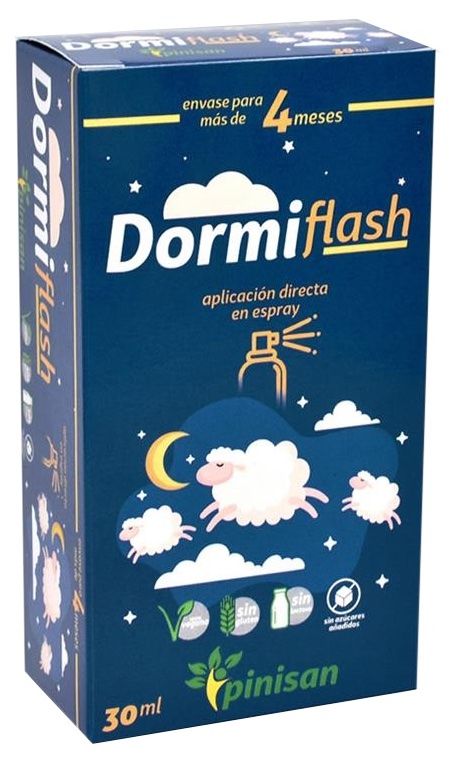 Dormiflash Spray Natural Pinisan 30 ml para Mejorar el Sueño