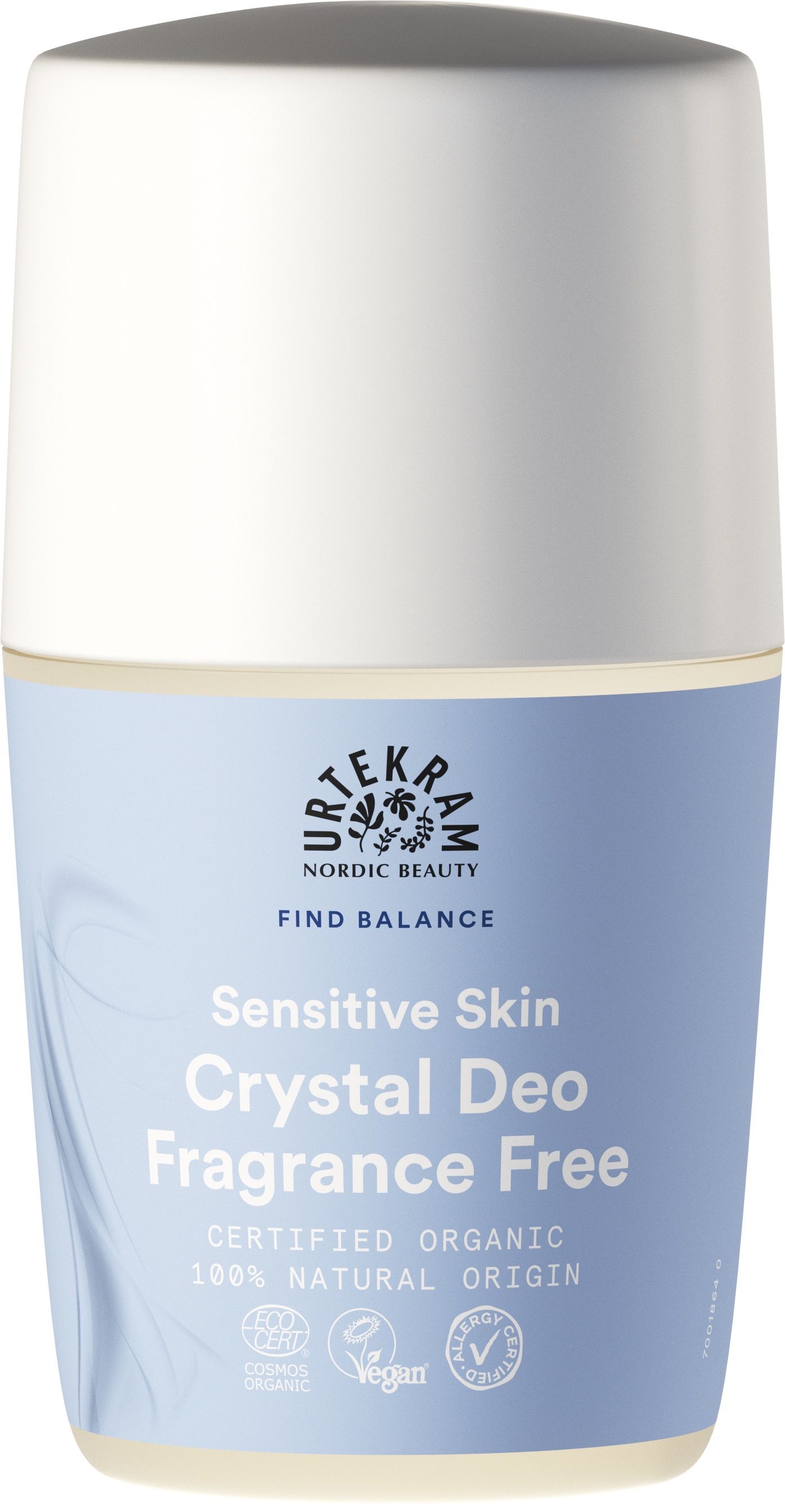 Desodorante Crystal Sin Fragancia Urtekram 50 ml Vegano Natural