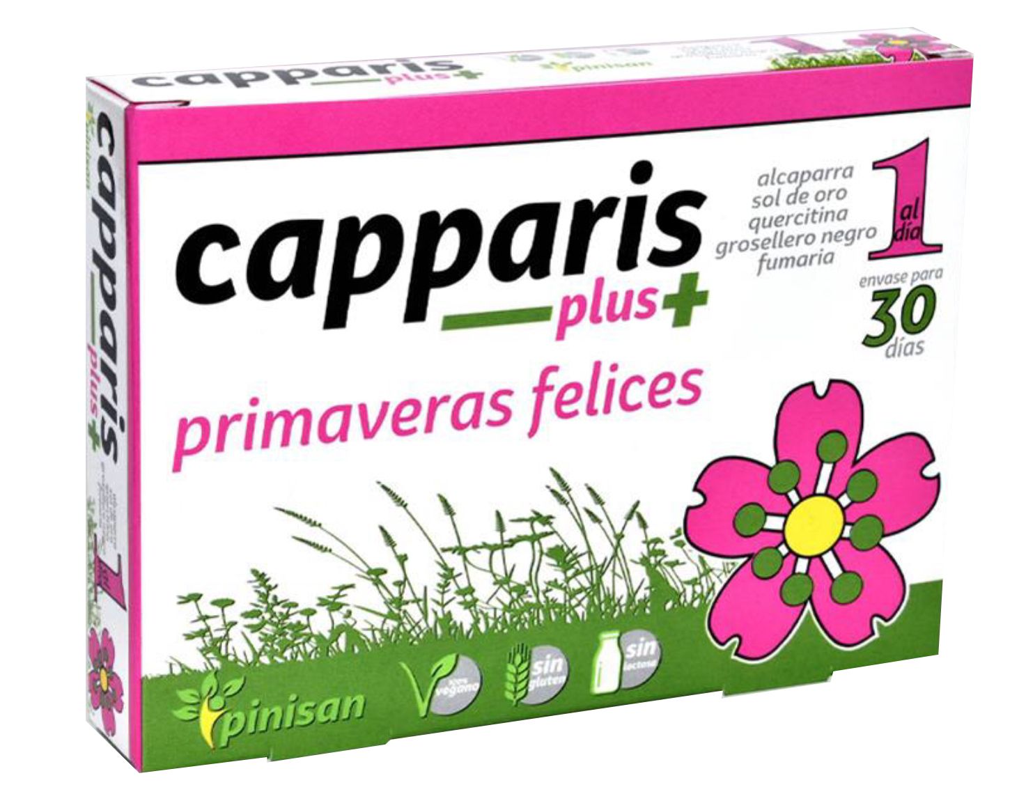 Capparis Plus de Pinisan, 30 cápsulas veganas antioxidantes