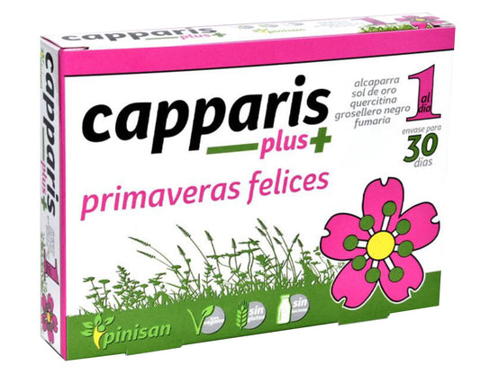 Capparis Plus de Pinisan, 30 cápsulas veganas antioxidantes