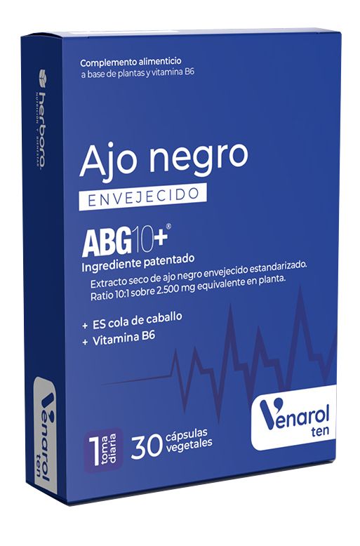 Suplemento de Ajo Negro Envejecido Herbora 30 Cápsulas Veganas