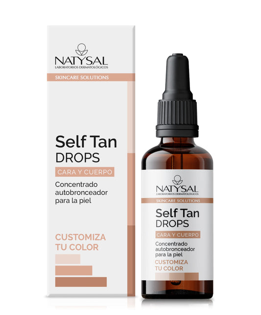 Gotas Autobronceadoras Natysal Self Tan 30ml para Bronceado Personalizado