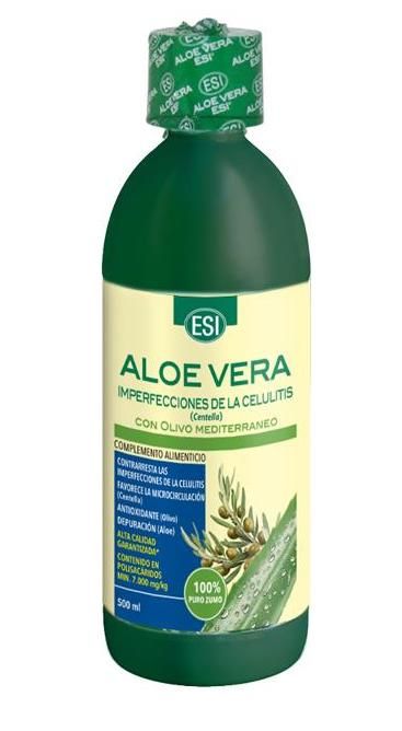Zumo de Aloe Vera con Olivo Mediterráneo 500 ml - ESI