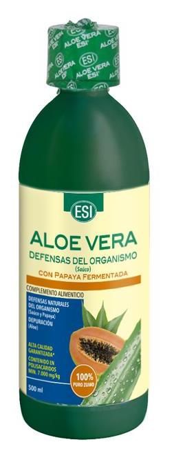 Zumo de Aloe Vera y Papaya Fermentada 500 ml – Vitalidad Natural