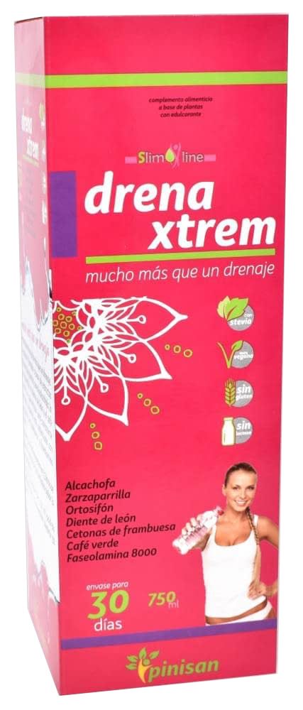 Drena Xtrem Pinisan 750ml Bebida Drenante con 7 Extractos Vegetales
