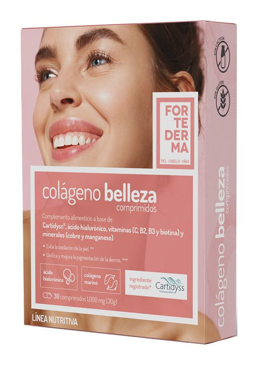 Colágeno Belleza Herbora 30 comprimidos para piel radiante
