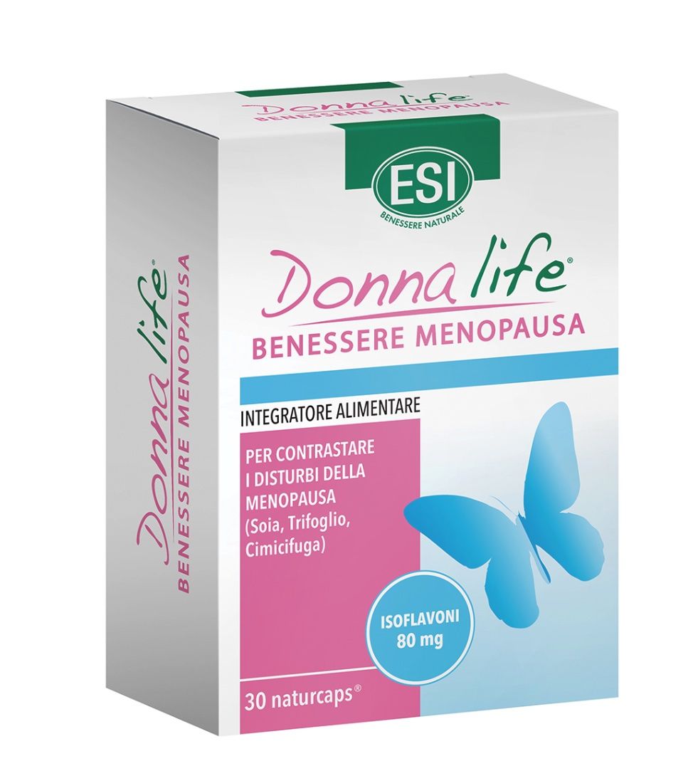 Donna Life Isoflavonas Menopausia 30 Cápsulas Veganas para Sofocos