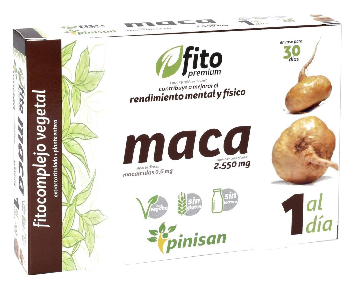 Maca Premium FitoPremium 30 Cápsulas Veganas Energía y Libido