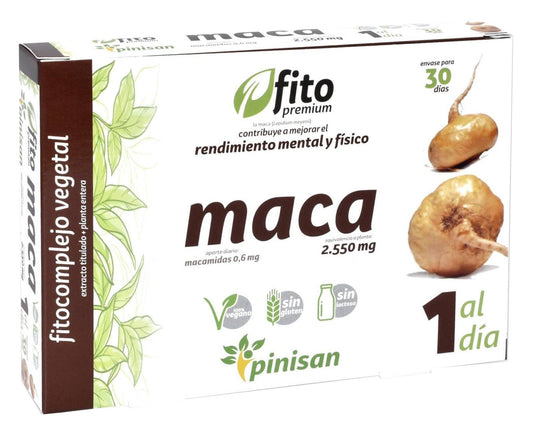 Maca Premium FitoPremium 30 Cápsulas Veganas Energía y Libido