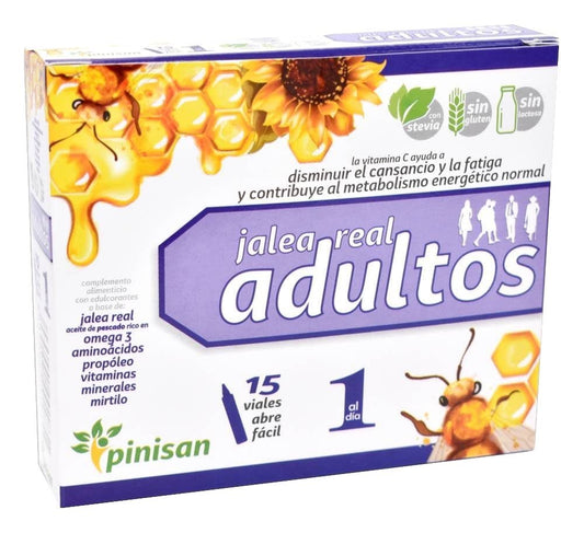Jalea Real Pinisan para Adultos – 15 Viales Energía y Vitalidad