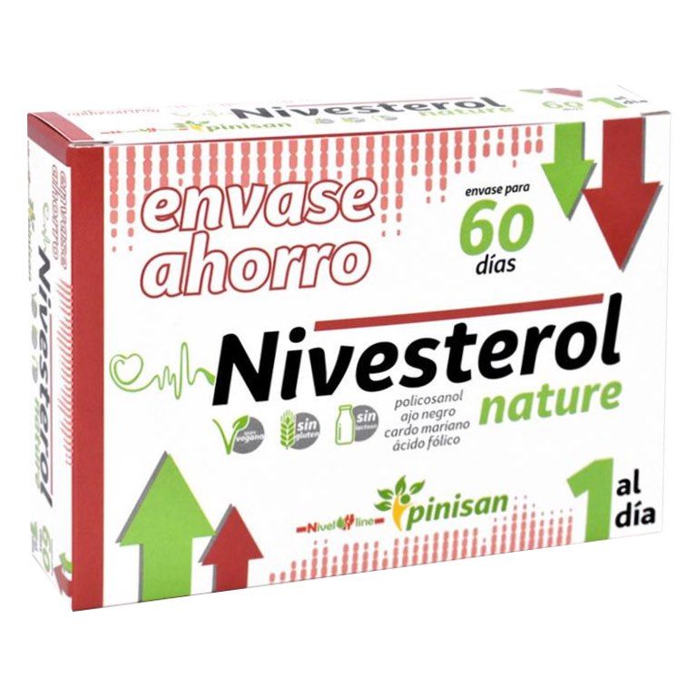 Nivesterol Nature 60 Cápsulas Veganas para Colesterol Saludable