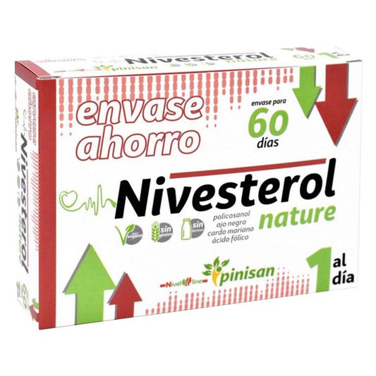 Nivesterol Nature 60 Cápsulas Veganas para Colesterol Saludable