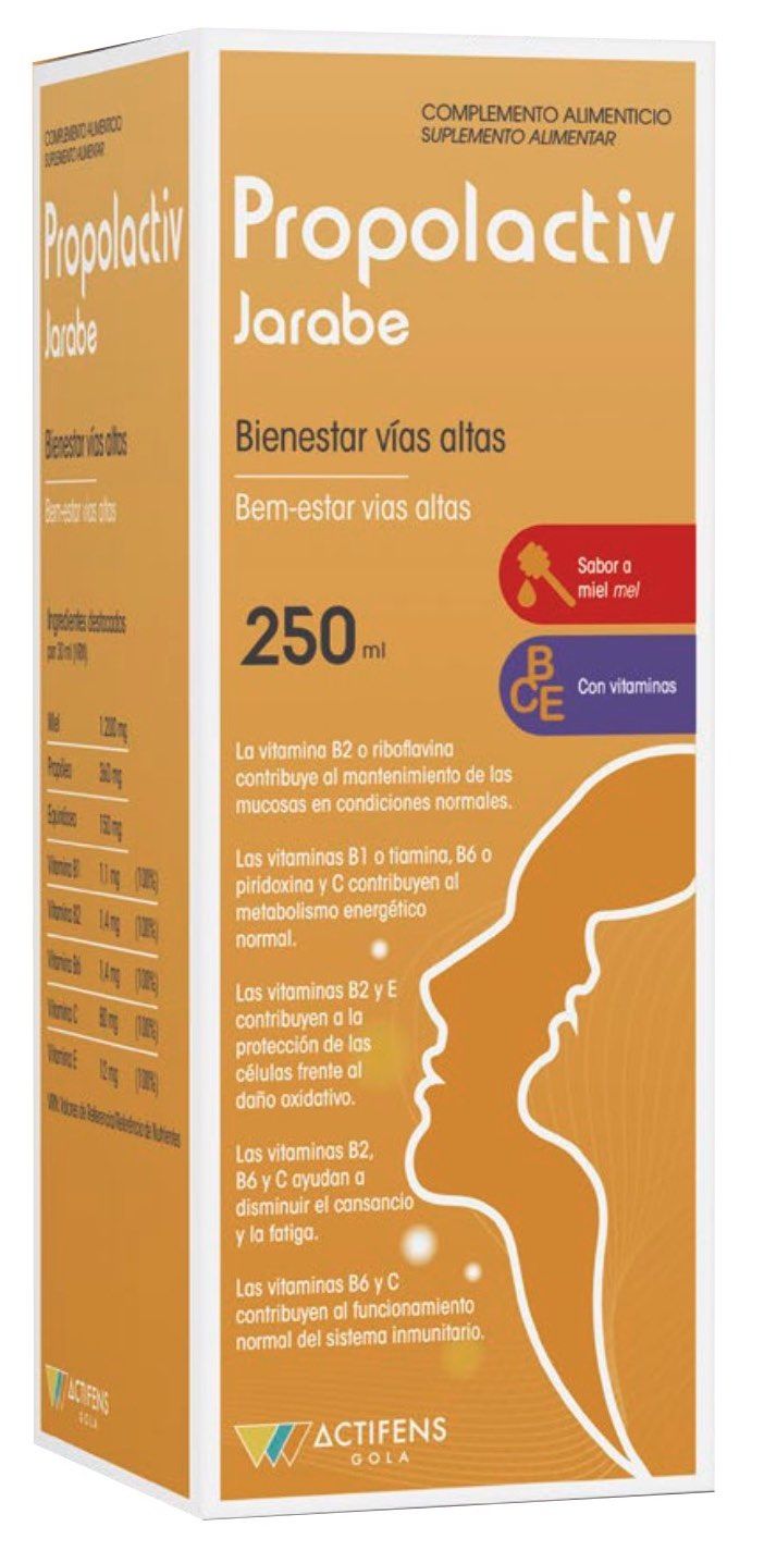Jarabe Propolactiv de Miel y Propóleo 250ml Refuerzo Inmunológico